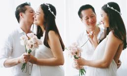 Phan Như Thảo hạnh phúc bên chồng khi mang bầu ở tháng thứ 8