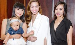 'Bà trùm' Hạ Vy bế con gái đi xem Hồ Ngọc Hà biểu diễn