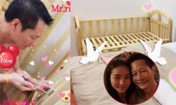 Chồng đại gia của Phan Như Thảo tự tay sửa cũi cho con gái sắp sinh