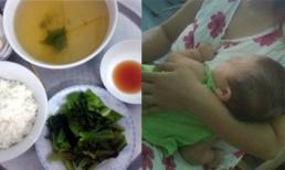 Bất ngờ về sớm, tôi sốc nặng khi thấy vợ ngồi giữa nhà vừa ôm đứa con mới sinh vừa trộn thứ đó vào bát cơm ăn