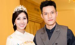 Hoa hậu Đặng Thanh Mai tình tứ với diễn viên Minh Anh tại sự kiện