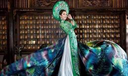 Tương tư với nét đẹp quý phái của Hoa hậu Vân Khương trong bộ sưu tập Tuấn Hải