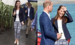 Công nương Kate bị chê kém lịch sự vì mặc quần rẻ tiền