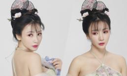 'Siêu vòng 1' Liễu Nham không quên khoe ngực trong phim cổ trang mới