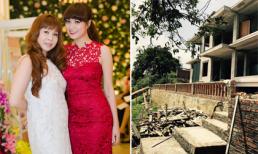 Hoàng Thùy Linh khoe biệt thự của gia đình đang xây