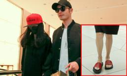 Angela Baby càng lộ rõ việc mang bầu khi mặc thế này đi ăn cùng bố mẹ chồng