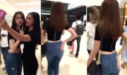 Ngọc Trinh và hành động 'kỳ quặc' khi bị quay clip và châm chọc