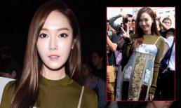 Jessica diện váy sequin tại show diễn Vera Wang