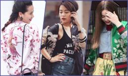 Sao Việt đón đầu xu hướng áo Souvenir Jackets