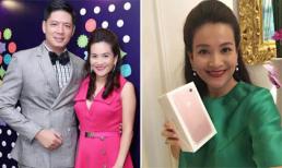 Vợ Bình Minh khoe được chồng tặng iphone 7