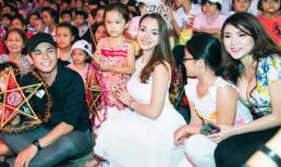 Đội vương miện tặng quà trung thu - Á hậu Ruby Anh Phạm như nàng tiên trong câu chuyện cổ tích