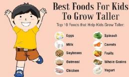 Muốn con chân dài tới nách, hãy cho ăn những thực phẩm sau