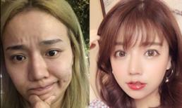 Loạt ảnh trước và sau trang điểm chứng minh nhiều hot girl chỉ là 'cóc'