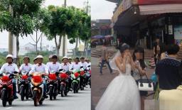 Đoàn rước dâu vừa đến, cả đám cưới bỏ chạy tán loạn khi thấy chú rể cởi phăng quần lôi “thứ đó” bên trong ra 