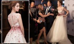 Ngọc Trinh xuất hiện lộng lẫy như công chúa, bị fans vây kín ở Úc