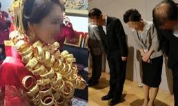 Đang trao cho con dâu 50 cây vàng thì bị tố là vàng giả, lập tức cô dâu nói 1 câu khiến ai nấy cúi đầu