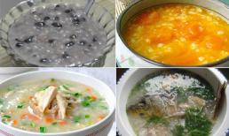 Học nấu những món cháo bổ dưỡng cho bà bầu