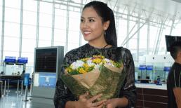 Nguyễn Thị Loan rạng rỡ lên đường sang Mỹ tham dự Hoa hậu Hòa bình Quốc tế