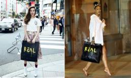 Hà Hồ liên tục thể hiện đẳng cấp thời trang với đồ hiệu