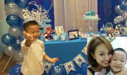 MC Vân Hugo tổ chức sinh nhật ấm áp cho con trai 