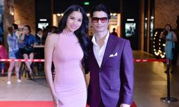 Vợ chồng BeBe Phạm và Dustin Nguyễn tình tứ đi xem phim