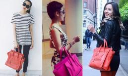 Tăng Thanh Hà 'đụng hàng' túi hiệu với loạt sao Việt
