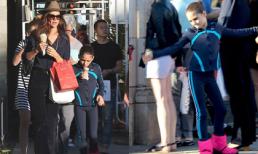 Bé Suri Cruise xinh đẹp, khoe chân thon dài như người mẫu nhí