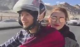 Tiến Đạt và bạn gái hot girl đi chơi ở Ấn Độ bằng xe máy