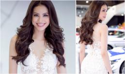 Phạm Hương đẹp lộng lẫy như 'thiên nga trắng' tại sự kiện