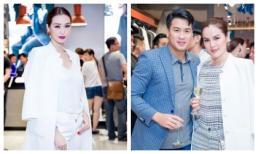 Khánh My sành điệu với cả cây trắng tinh hội em chồng điển trai của Hà Tăng 