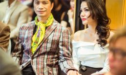 Dustin Nguyễn tình cảm nắm tay vợ khi tham dự LHP Quốc tế Hà Nội