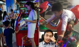 Hồ Ngọc Hà, Cường Đô la 'đua nhau' dẫn con trai đi chơi Halloween