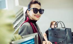 Thanh Hằng sang chảnh tại sân bay với túi xách và đồng hồ 400 triệu