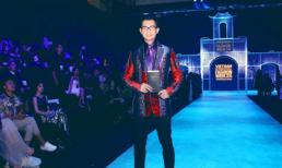 Nam vương Quốc tế Nguyễn Hải Quân lịch lãm dự show thời trang Công Trí
