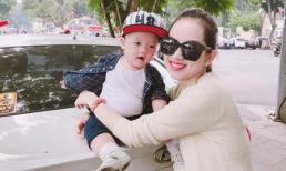 Con trai Ly Kute thích thú đi chơi cùng mẹ ngày cuối tuần