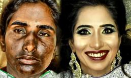Màn make up 'thần thánh' cho người phụ nữ Ấn Độ có khuôn mặt đen như Bao Công