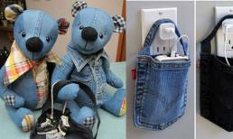 6 ý tưởng từ quần jean cũ