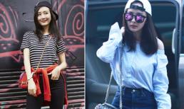 So đo vẻ sành điệu của Dương Mịch và 'tình địch' Vương Âu