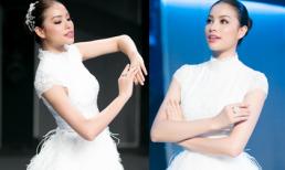 Hoa hậu Phạm Hương hóa 'Thiên nga trắng' đẹp huyền bí
