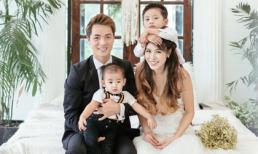 Vợ chồng Đăng Khôi hạnh phúc chụp ảnh kỷ niệm 3 năm ngày cưới