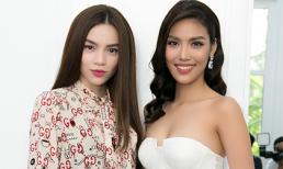 Lan Khuê khoe vai trần gợi cảm sánh đôi Hồ Ngọc Hà 'kín cổng cao tường'