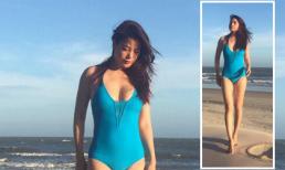 Trương Ngọc Ánh gợi cảm, vòng một căng đầy khi diện bikini ở tuổi 40