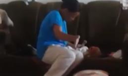 Phẫn nộ: Bé sơ sinh bị mẹ tát tới tấp vì không nín khóc