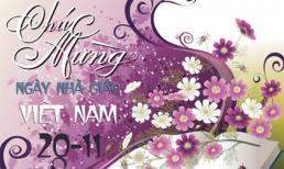 Lời chúc hay và ý nghĩa dành tặng thầy cô ngày nhà giáo Việt Nam 20/11/2016