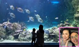 Tăng Thanh Hà đi chơi cùng chồng con ở Úc giữa tin đồn mang bầu