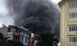 Hỏa hoạn thiêu rụi nhiều căn nhà ở đường Trần Khát Chân - Hà Nội