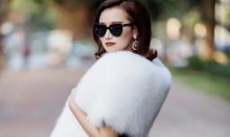 Lã Thanh Huyền làm quý cô dịu dàng xuống phố một ngày chớm đông