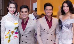 MC Bá Niên cười rạng rỡ bên dàn Hoa hậu và Á hậu