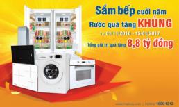 Thiết bị bếp Malloca khuyến mãi cực lớn dịp cuối năm