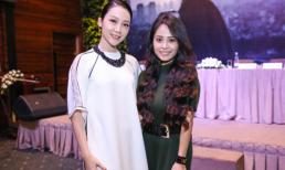 Linh Nga đọ sắc cùng ca nương Kiều Anh trong sự kiện